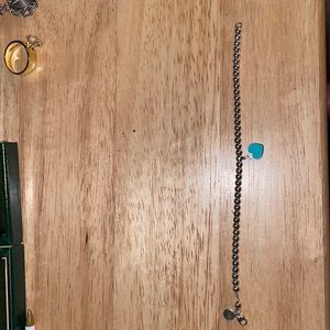 Tiffany ball bracelet with heart